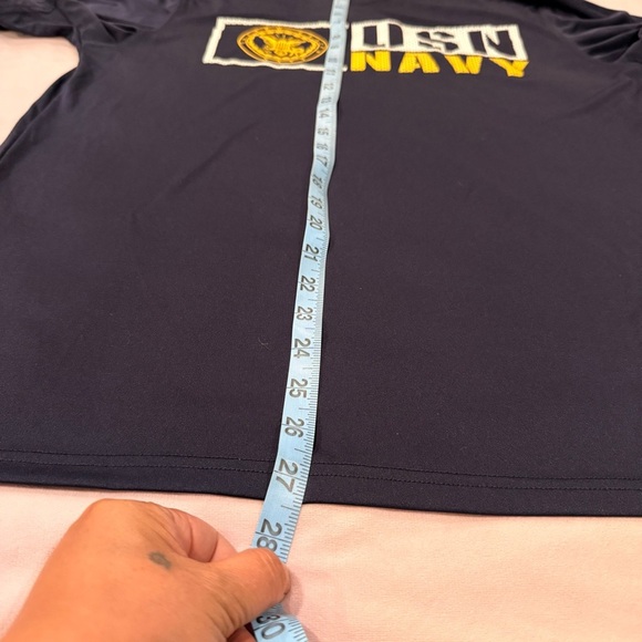 Champion Dark Blue USN Navy Men's Tee - Picture 7 of 7